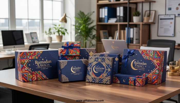 Ramadan corporate gifts Peru branded hampers for clients employees