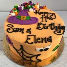 Halloween Witch Hat Cake