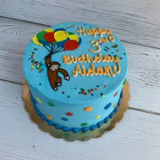 Curious George Cake