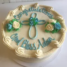 Cross and Roses Cake - VEGAN