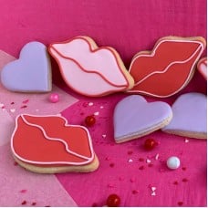 "Kiss Me" Sugar Cookies