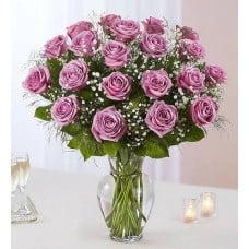 Ultimate Elegance Long Stem Lavender Roses (24 Stems Lavender)