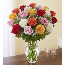 Ultimate Elegance Long 48 Stems Assorted Roses
