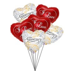 Balloons for loved ones (6 Mylar Balloons)