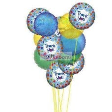 Thank's Balloons (6 Latex and 6 Mylar Balloons)