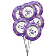 Purply (6 Mylar Balloons)