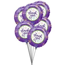 Purply (6 Mylar Balloons)