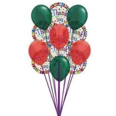 Thanks a lot balloons (3 Latex and 6 Mylar Balloons)