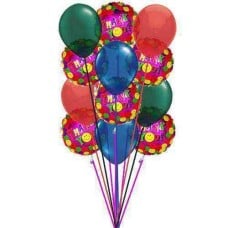 Thank You very much balloons (3 Latex and 6 Mylar Balloons)
