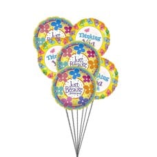Giftblooms special for you (6 Mylar Balloons)