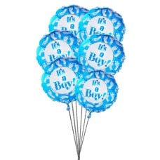 It's balloons for Boy (6 Mylar Balloons)