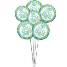 Green Gift collection (6 Mylar Balloons)