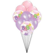 Baby on balloon