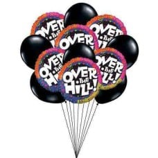 Memorable Birthday Balloons (3 Latex and 6 Mylar Balloons)