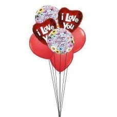 Mom-I love you (4 Latex And 4 Mylar)