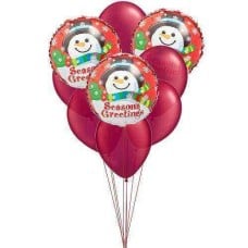 Smiley Wishes Balloons (6 Latex and 3 Mylar Balloons)