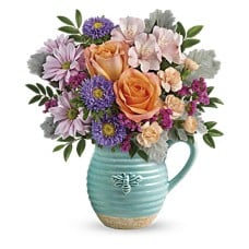Busy Bee Pitcher Bouquet (Standard)