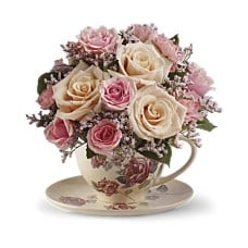 Victorian Teacup Bouquet (Standard)