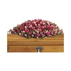 A Life Loved Casket Spray