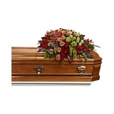 A Fond Farewell Casket Spray