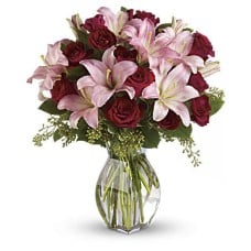 Lavish Love Bouquet with Long Stemmed Red Roses (Standard)