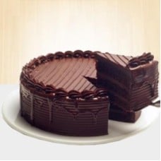 1 Kg EGGLESS Chocolate Truffle Cake (As Shown)