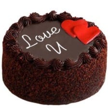 Love U Cake 1 Kg Eggless (As Shown)