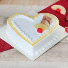 Heart Shaped Pineapple Cake 2 kg