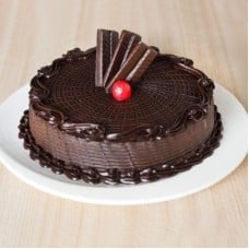 Eggless Chocolate Truffle Cake 1 Kg (As Shown)