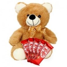 Kit-Kat Chocolate N Teddy (As Shown)