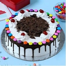 Christmas Black Forest Gems Cake 1 Kg
