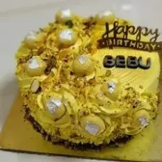 Butter Scotch Rasmalai Cake (As Shown)