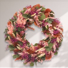 Dried flower wreath Herbstromanze