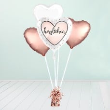 Helium Balloon Gift "Congratulations" rose gold