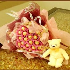 Chocolate Bouquet and Bear