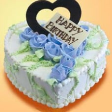Blue rose cake