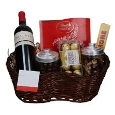 Malbec basket and Chocolates