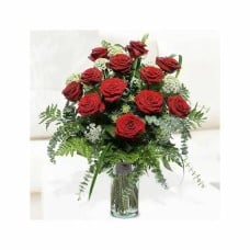 18 Red Roses Arrangement