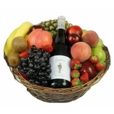 Fruit & Wine Basket