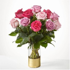 Pure Beauty Mixed Roses (Standard - 12 Roses)