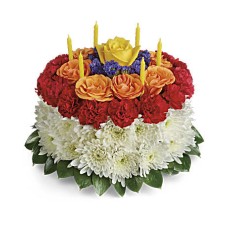 Your Wish Is Granted Birthday Cake Bouquet (Standard)