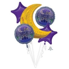 Eid Mubarak Foil Balloon Bouquet