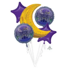 EID Mubarak Foil Balloon Bouquet
