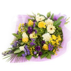 Purple & Gold Bouquet (Deluxe)