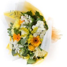 Gold & White Tied Bunch (Standard)