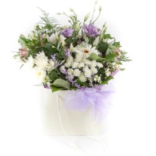 White & Lilac Gift Bag (Standard)