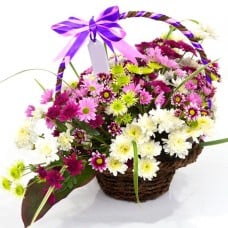 Lovely Purple Basket