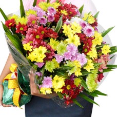 Colourful Chrysanthemum Bouquet