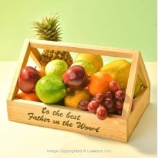 TO THE BEST FATHER IN THE WORLD FRUIT BASKET