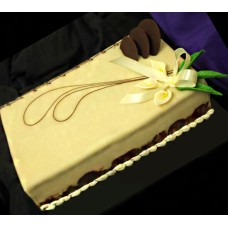 Ribbon Cake With Chocolate And Nut Caramel (2.5 Lb)